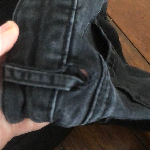 Black, Ripped Garage Jeans - Picture 5 of 5